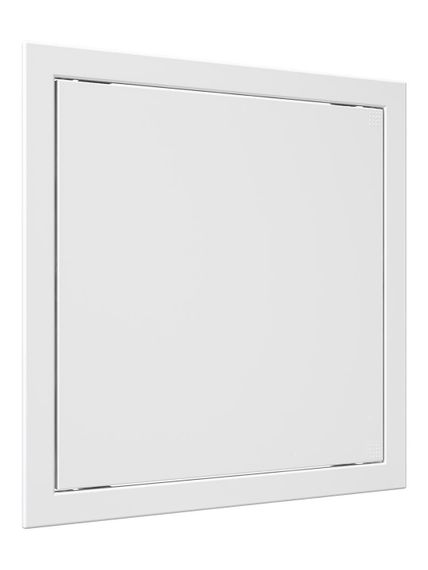 Люк ревизионный AD фланец 296х296 нажимной 318х318 пластик AURAMAX