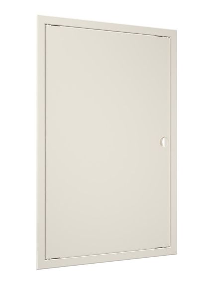 Люк ревизионный ЛР фланец 396х596  ручка 418х618 пластик Ivory EVECS