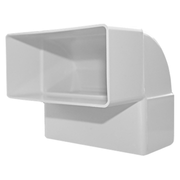 Колено вертикальное плоское Dospel D/KPI 220х55