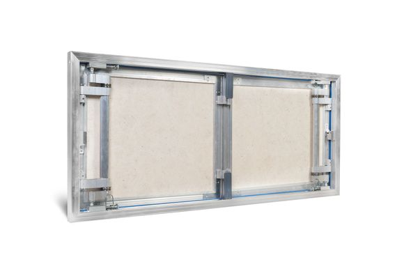 Люк под плитку двухдверный Модерн Мини 900х300 мм