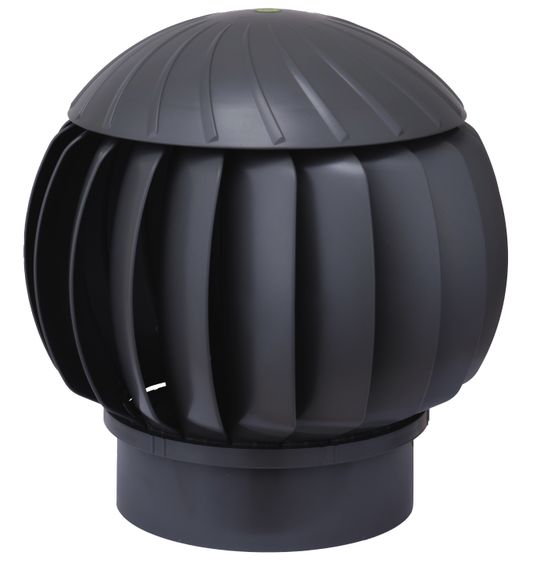 Готовый комплект, изолированный на скатные кровли из профильного листа МП-21 (С21) d 150/160 мм, цвет серый графит RAL 7024, серия Twister