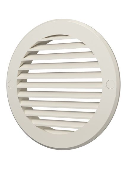 Решетка вентиляционная РКН фланец D125 D161 ASA Ivory ERA