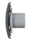 Вентилятор накладной BREEZE D100 обр.клапан Dark gray metal DICITI