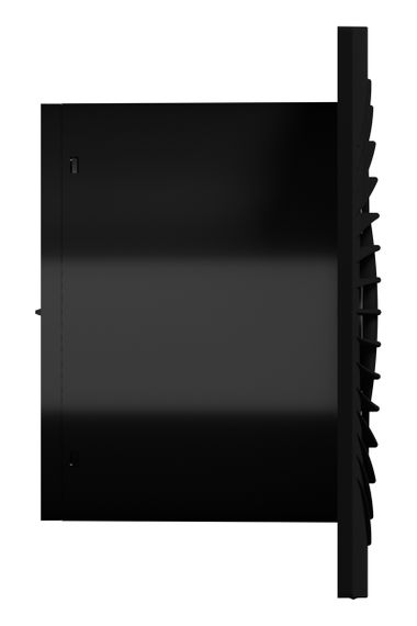 Вентилятор накладной SLIM D125 обратный клапан Obsidian DICITI