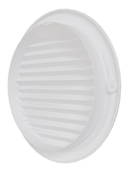 Решетка вентиляционная РКС фланец D160 сетка D196 пластик ERA