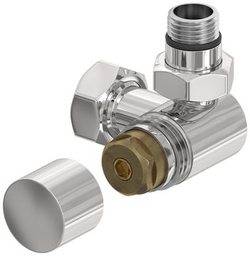 Вентиль Сунержа 3D правый под шестигранник (G 1/2" НР х G 3/4" НГ)