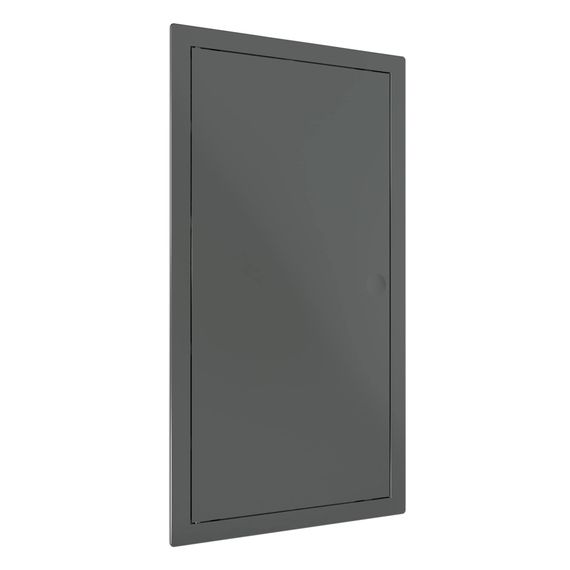 Люк ревизионный LN фланец 150х300 нажимной 172х322 пластик Gray EVECS