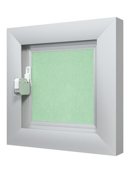 Люк ревизионный ЛПК 200х200 скрыт.монтаж алюминий EVECS