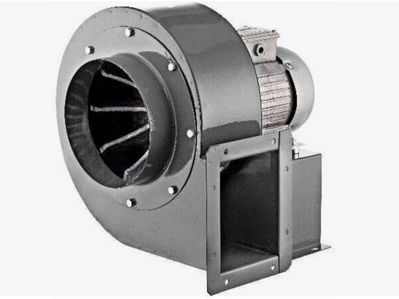 Вентилятор радиальный пылевой ERA BURAN PRO 200 2K M R (d 158мм, правосторонний, двухполюсный двигатель)