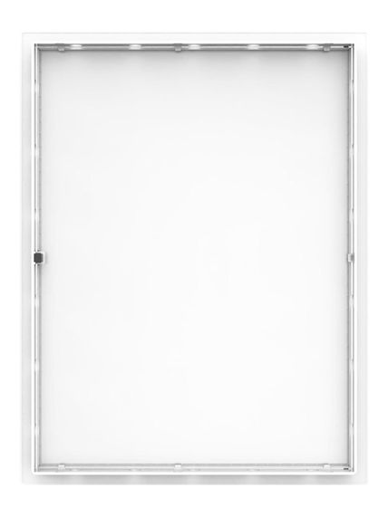 Люк ревизионный LN фланец 300х400 нажимной 327х427 пластик EVECS