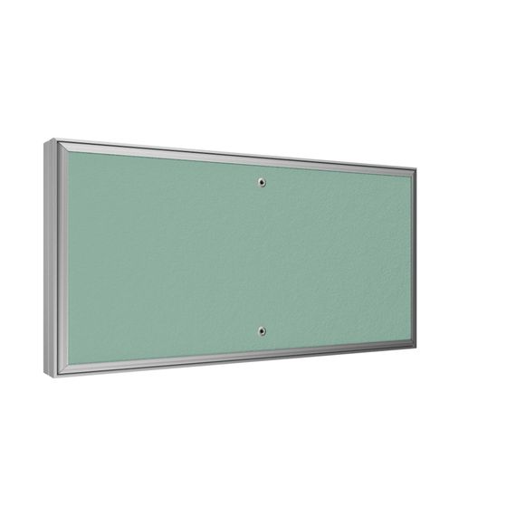 Люк ревизионный D Ceramo Base 600х300 скрытый монтаж съемный алюминий EVECS