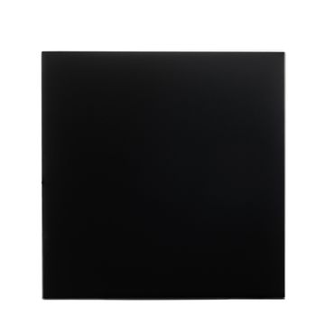 Вытяжной тонкий вентилятор SlimVent МV 100, стекло квадрат черный глянец