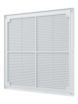 Решетка вентиляционная Р сетка разъемная 400х400 пластик ERA