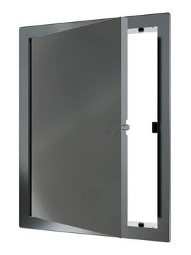 Люк ревизионный LN фланец 150х200 нажимной 172х222 пластик Gray EVECS