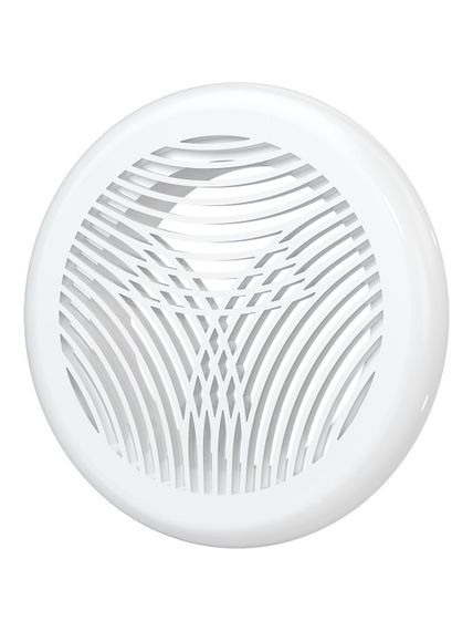 Решетка вентиляционная РПКФ фланец D100 разъемная D143 пластик ERA