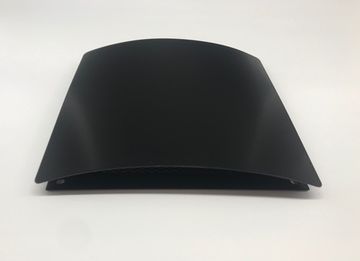 Решетка на магнитах РД-170 черная матовый с декоративной панелью 170х170 мм