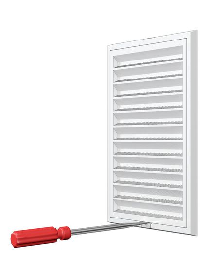 Решетка вентиляционная RZN сетка разъемная 200х150 пластик ERA