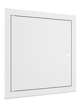 Люк ревизионный LN фланец 100х100 нажимной 120х120 пластик EVECS