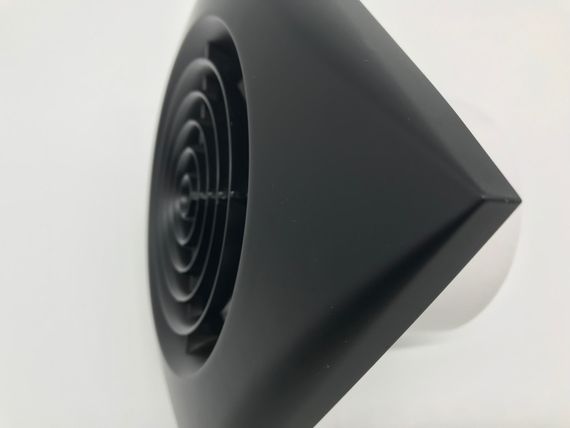 Вентилятор накладной Soler & Palau Silent 100 CHZ black matte (таймер, датчик влажности)