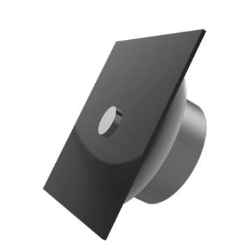 Анемостат-диффузор дизайнерский AIRG 100 Hamam (квадрат) RAL 9005 (для хамам)