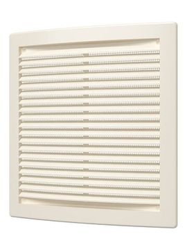 Решетка вентиляционная РЦ сетка 200х200 пластик Ivory ERA