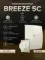 Вентилятор накладной BREEZE D125 обр.клапан Ivory DICITI