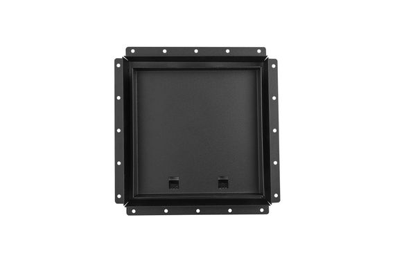 Решетка скрытого монтажа SECRET ПОД ПЛИТКУ 237х237 с вентилятором 125СНК, обратный клапан, таймер+датчик влажности, черная, d125мм