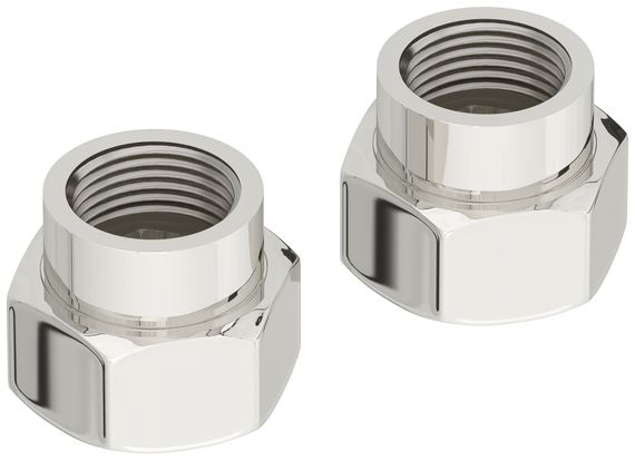Фитинг Комплект фитингов Стилье прямой (G 1" НГ х G 1/2" ВР) / 2 шт.