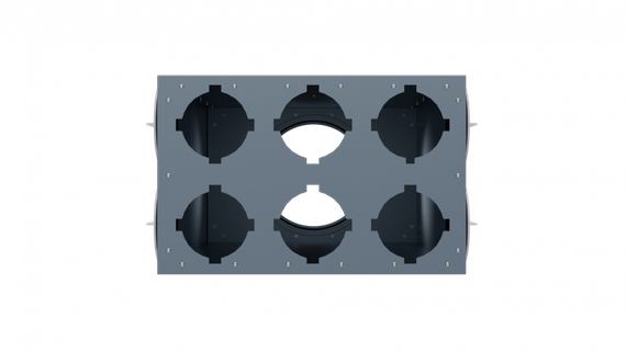 Flexag CMP-FLD 160/90x6 вентиляционный коллектор, D160, на 6 выxодов FLD