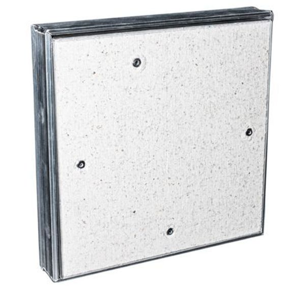 Люк ревизионный D Ceramo 600х500 скрыт.монтаж съемный алюминий EVECS