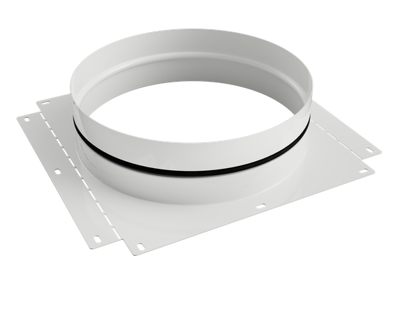 Соединение коллектора/плоскоканального воздуховода AirDS 250 мм (белое)