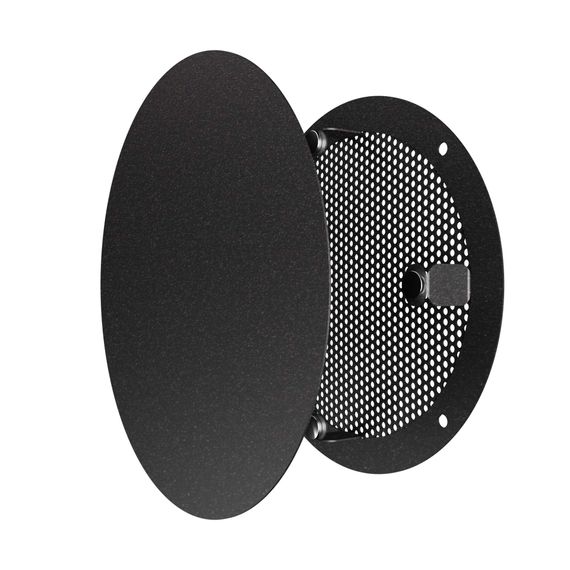 Решетка вентиляционная RVM сетка разъемная на магнитах D170 окрашсталь Black ERA