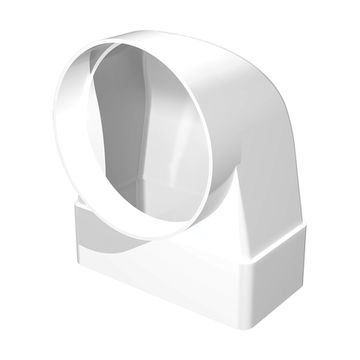 Переходник СККП D100 90° 60х120 пластик ERA