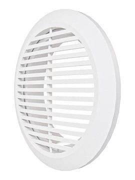 Решетка вентиляционная РКФ фланец D120 разъемная D165 пластик ERA