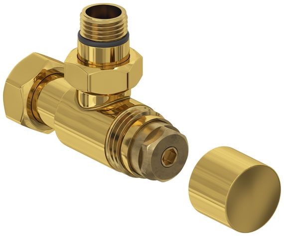 Вентиль Сунержа угловой под шестигранник (G 1/2&quot; НР х G 3/4&quot; НГ)