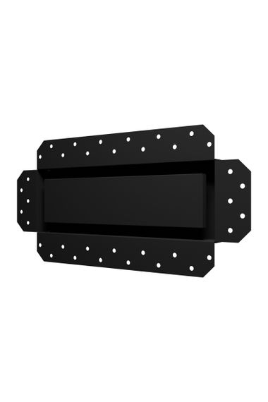 Решетка вентиляционная SGR 300х100 окраш. сталь Matt black ERA