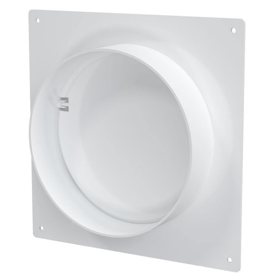 Площадка торцевая SKNPO фланец D125 соединитель обратный клапан 165х150 пластик ERA