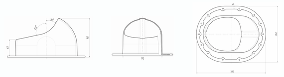 Проходной элемент для фальцевой кровли и готовой кровли из гибкой черепицы, зеленый RAL 6005, серия Static