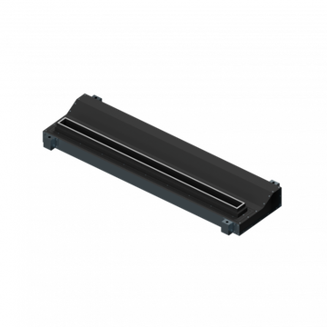 Flexag RAN-1-1000-30-B щелевой диффузор с низкопрофильной КСД под натяжной потолок, черный