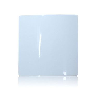 Решетка на магнитах РД-140 белая с декоративной панелью 140х140 мм