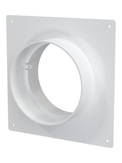 Площадка торцевая SKNP фланец D100 соединитель 150x135 пластик ERA