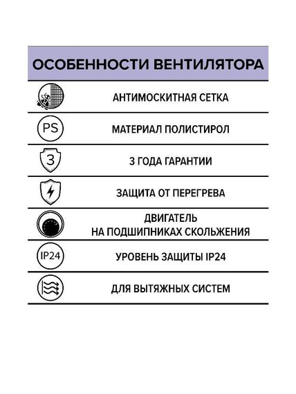 Вентилятор накладной C D125 сетка AURAMAX