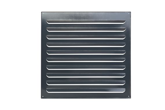 Решетка металлическая темно-серая 600х600мм (RAL 7024)