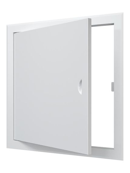 Люк ревизионный ЛТМп фланец 400х400 ручка магнит 460х460 окраш.сталь EVECS