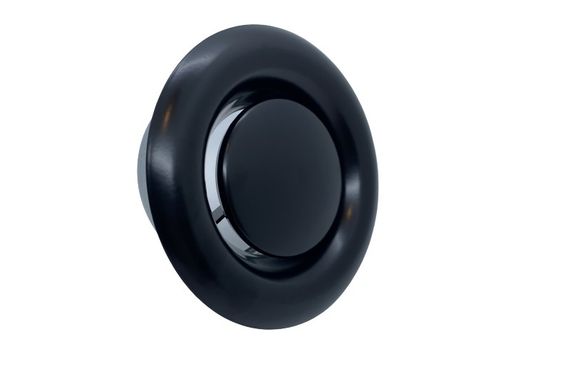REGA black DVS 125 Черный диффузор металлический вытяжной