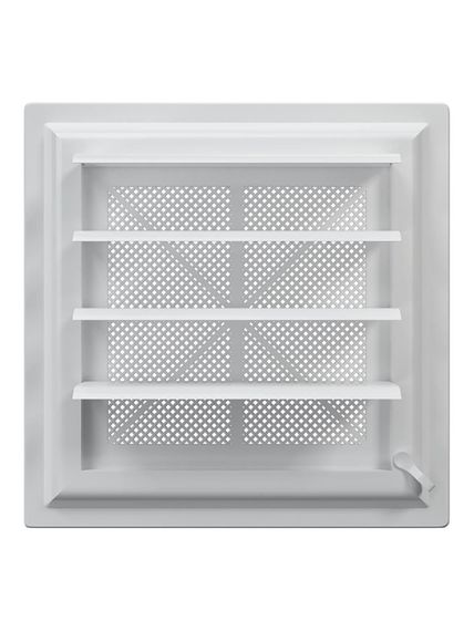 Решетка вентиляционная AIRVENT регулируемая жалюзи 281х281 пластик ERA