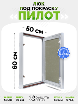 Люк под покраску Пилот 500х600
