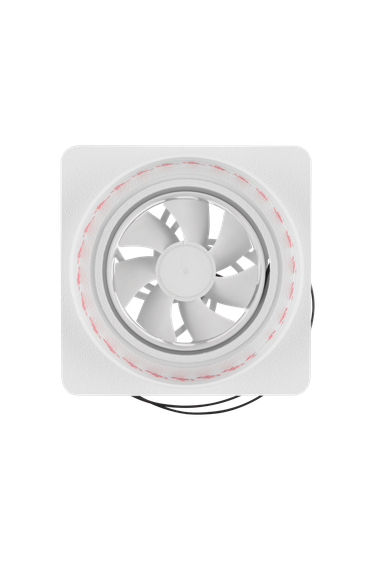 Вентилятор теневой Technova SHADOW 125 с обратным клапаном, под натяжной потолок