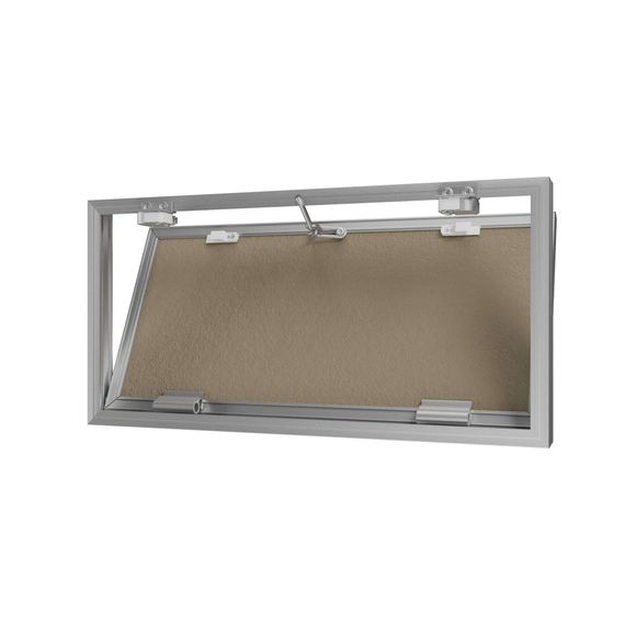 Люк ревизионный D Ceramo Base 600х300 скрытый монтаж съемный алюминий EVECS