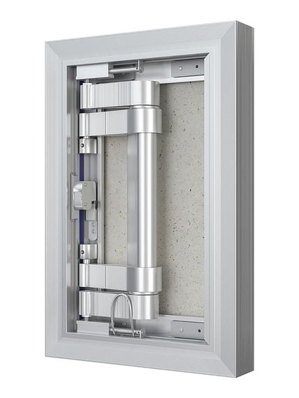 Люк ревизионный D Ceramo Optimum 200х300 скрыт.монтаж петля алюминий EVECS